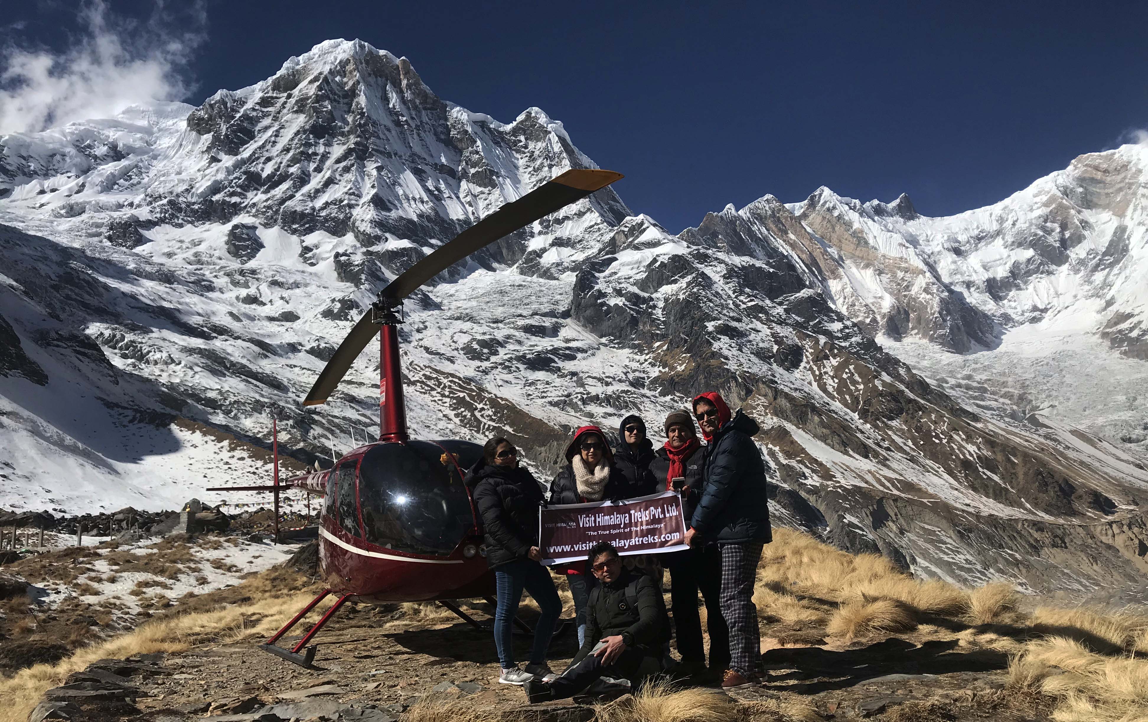 The Group from Annapurna Hele Tour